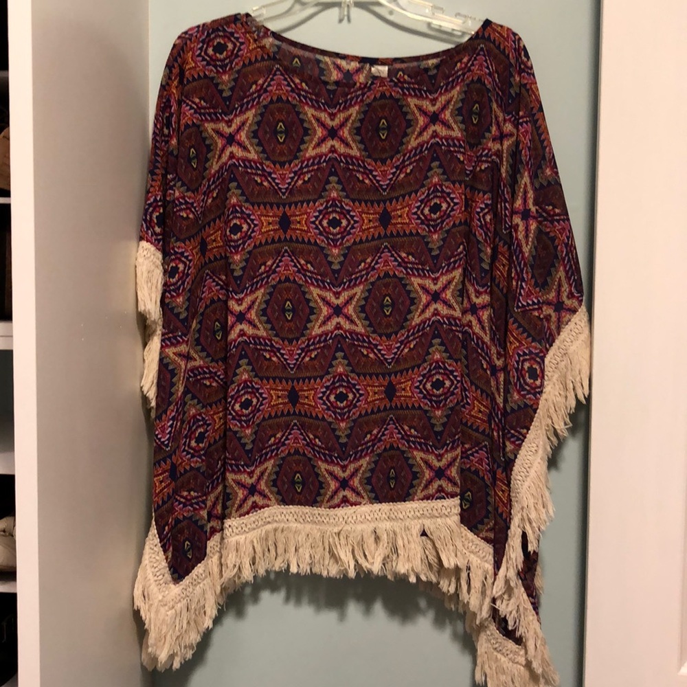 Poncho style top